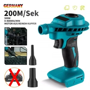 Akku Bläser Staubgebläse Staubbläser Air Duster Tastatur Reiniger Für Makita 21V - Afbeelding 1 van 21