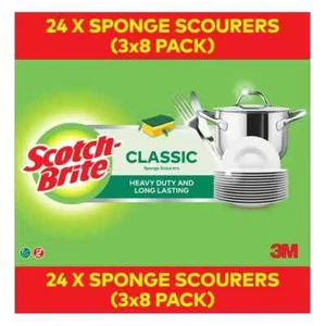 Scotch Brite Classic Schwamm Scheuerschale Küche reinigen - 24er Pack - Bild 1 von 2