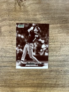 2024 Topps Stadium Club JACKSON MERRILL Rookie Seppia SP Padres RC #50 - Foto 1 di 2
