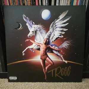 Pegasus (2LP) Trippie Redd (TR666) Signed Vinyl - Crystal Splatter (Clear/white) - Imagen 1 de 9