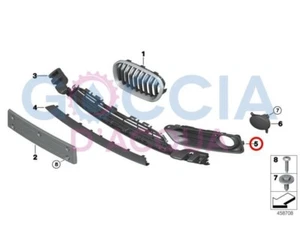 Genuine BMW 1' Series F20 F21 LCI Front Bumper Fog Light Grille-Left 51117371671 - Picture 1 of 1