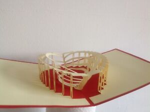3D pop up card of Colosseum for Birthday/Anniversary/Holiday/Missing You/Invites