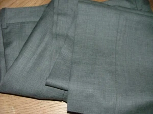 NEW WOT J.B BRITCHES DRESS PANTS SIZE 36 X 37 WOOL ELASTANE GRAY SOLID #535 - Picture 1 of 6