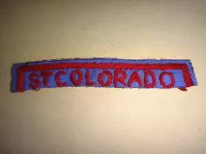 Vietnam War US Army 5th Special Forces Group ST COLORADO Hand Sewn Tab Patch - Picture 1 of 3