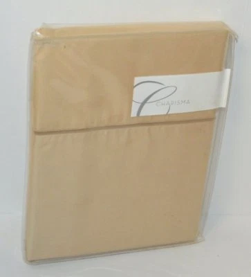 Charisma Supima Cotton Sesame King Pillowcases Set New 380TC - Image 1 of 3