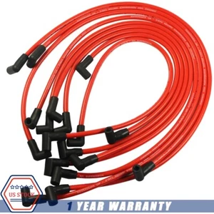 Electronic Ignition HEI Spark Plug Wire Set 10.5MM Fit Chevy SBC BBC 383 454 350 - Picture 1 of 12