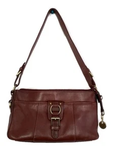 Vintage Etienne Aigner Brown Leather Shoulder Bag Multi-Pocket Leather Bag - Picture 1 of 8