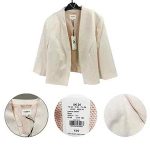 Studio Eight Womens Leanne Jacket Blush Sleeve Jacket Pink Size UK-24 | RRP £99 - Picture 1 of 7