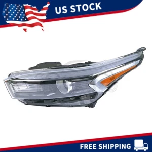 Headlight For 2022 2023 Kia Forte Halogen W/LED Left Driver Side Headlamp - Picture 1 of 9