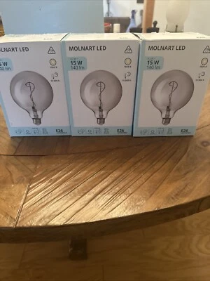 Luzes LED IKEA Millard 15 W/140 Lm conjunto de 3 novas em folha. - Imagem 1 de 4