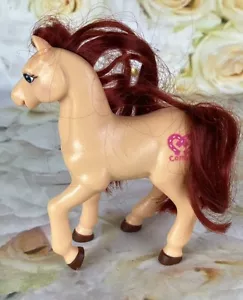 COMET Horse Loving Family Puppenhaus Fisher-Price 2003 Pony hellbraun rosa Hufeisen - Bild 1 von 12