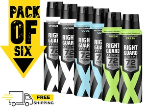 Right Guard Xtreme 72 Hour Protection Antiperspirant 150ml  Pack of 3 or 6 - Picture 1 of 4