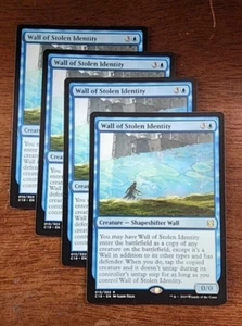4x Wall of Stolen Identity Rare Creature Karten - Commander 2019 - NM/VG - Bild 1 von 1