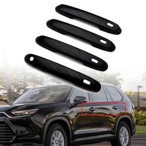 For Toyota For Grand For Highlander 24+ Black Car Outside Door Handle Cover Trim - Picture 1 of 4