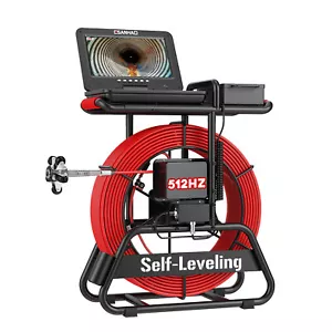 Telecamera di ispezione fognaria scarico 100M contatore 512HZ cavo autolivellante 7mm - Foto 1 di 16