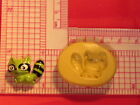 Raccoon Silicone Push Mold A798 For Craft Chocolate Resin Candy  Fondant Fimo