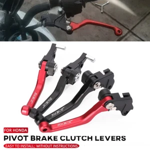 CNC Anodized Pivot Brake Clutch Levers For HONDA XR125L XR150L XR190L XR 125L - Foto 1 di 35