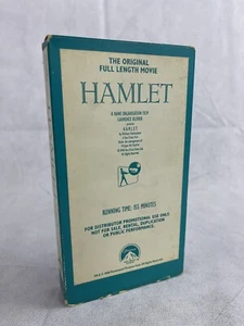 Hamlet 1988 Promotional Cassette VHS Paramount Rare - Picture 1 of 4