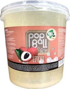 Bubble Tea Popping Boba Lichi Lychees Litschi Fruchtperlen 3,2Kg Vegan Taiwan - Bild 1 von 7