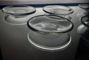 Gunnel Nyman Nuutajarvi | five glass saucers 1940s - Picture 1 of 12