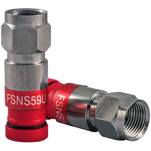 25-Pack Belden FSNS59U ProSNS F Compression Connector Male RG-59 - Picture 1 of 2
