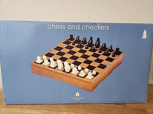 Vintage 2002 Michael Graves Chess and Checkers Set NOS Rare - Picture 1 of 8