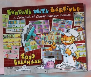 Vintage GARFIELD Large Block Comic Strip Calendar, 2009 NOS - Picture 1 of 12