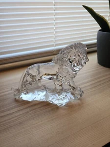 Lenox Crystal Standing Regal Lion Figurine - Picture 1 of 11