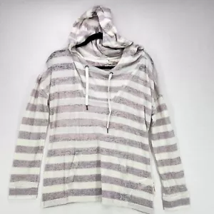 Converse Hoodie Pullover Adult Large Long Sleeve Striped Womens New - Picture 1 of 13