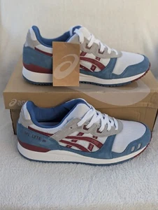 Größe 8,5 Herren Asics Gel Lyte III OG Azurblau/Rübensaft Schnürschuhe 1201A482-400 - Bild 1 von 9