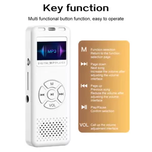 64G MP3 Player HiFi Lossless Sound FM Radio Music Player Digital Voice Recorder - Picture 1 of 24