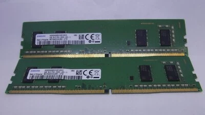 Samsung 8GB (2 x 4GB) 1Rx16 DDR4 PC4-2666V M378A5244CB0-CTD Ram - Image 1 of 4