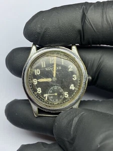 Rare German Military Watch GLYCINE D 88488 H, 1940s Wehrmacht for PARTS / REPAIR - Picture 1 of 24