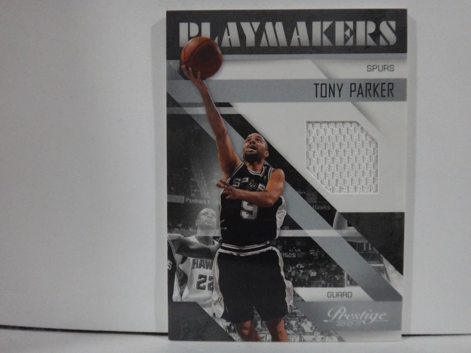 2010-11 Prestige Playmakers Materials /249 Tony Parker #6 HOF - Image 1 of 2