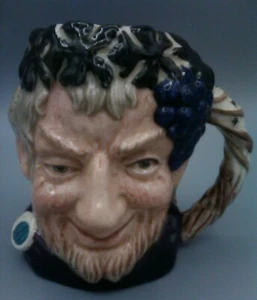 Royal Doulton BACCHUS Toby Jug Mug 4" D6505 - 1958 - Picture 1 of 3