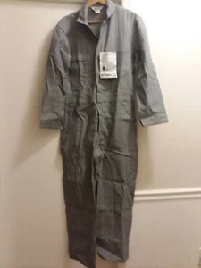 Vintage Deadstock NWT Sears Roebucks Coveralls Herringbone Denim USA Made 42 - Picture 1 of 5