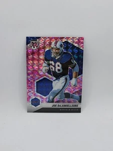 Joe DeLamielleure - 2021 Panini Mosaik NFL rosa tarnfarben Prizm Büffelrechnungen - Bild 1 von 2