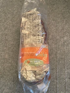 ACORN Slipper Socks Grey Ragg Wool Size XS NIP - Picture 1 of 4