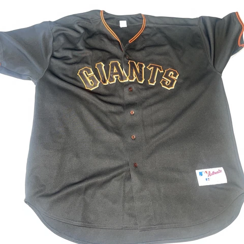 AUTHENTIC RUSSELL ATHLETIC 56 3XL BARRY BONDS SAN FRANCISCO GIANTS Jersey Cover