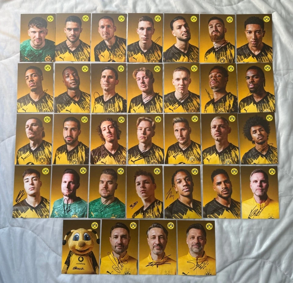 32x AK BVB 2025-26 AUTOGRAMMKARTENSATZ BORUSSIA DORTMUND 25-26 Autogrammkarten - Bild 1 von 2