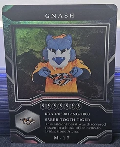 21-22 MVP Gnash Mascot Gaming Card 🚨🚨🚨 Nashville Predators  - Bild 1 von 2