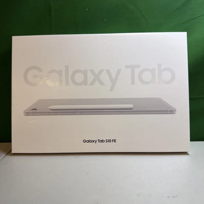 Samsung - Galaxy Tab S10 FE - 10.9" 128GB - Wi-Fi with S-Pen - Silver (New) - Image 1 of 3