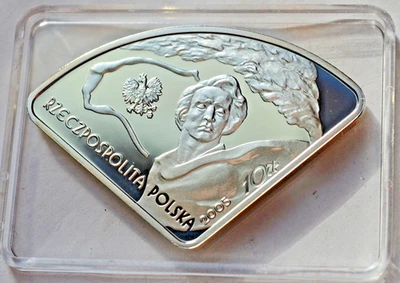 Poland 10 Zlotych 2005,  EXPO 2005 Japan, Chopin - Image 1 of 2