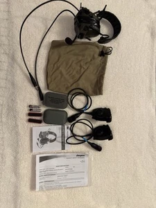 M3 Pelter ComTac V kit, MT20H682FB-19 GN, 2 x FL5601-02, HY80A. DUAL COMM. - Picture 1 of 7