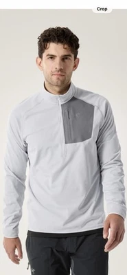 Arc'teryx Delta Half-Zip Fleece Pullover - Men's - Solitude Void - Image 1 of 2
