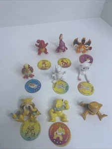 Lotto 9 Figurine Pokémon Tomy 1999 Vintage - Foto 1 di 15