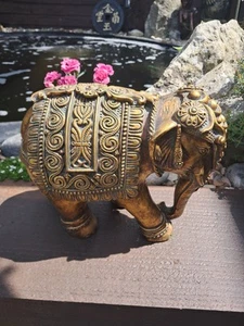 Asian Elephant Statue Sculpture Stunning - Picture 1 of 4