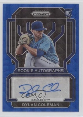2022 Panini Prizm Rookie Auto Blue Wave Prizm /50 Dylan Coleman #RA-DC Auto RC - Image 1 of 2