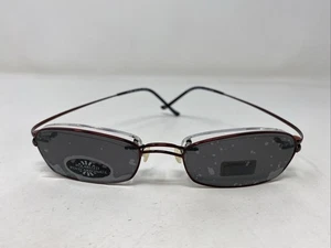 Revolution Airs RA104B RED LUSTER 48-17-150 Eyeglasses Frame w/ Clip-on PM40 - Picture 1 of 10