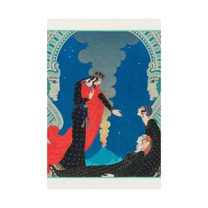 Póster Art Deco de moda de Empédocles y Pantea (1929) de George Barbier - Imagen 1 de 19